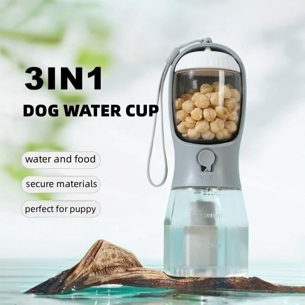 Dog Water Cup Drinking Food Garbage Bag Three-in-one Portable Small Mu –  Emerces